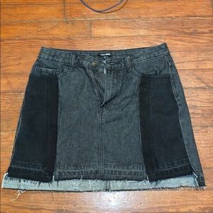 NWT Fashion Nova Denim Skirt